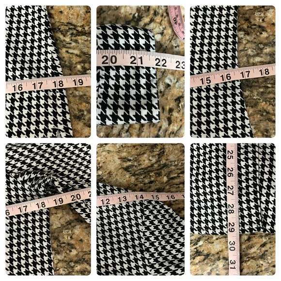 Chicos Houndstooth Ponte Knit Button Up Shirt Womens Tunic Classic Preppy Sz 0 - Picture 5 of 7
